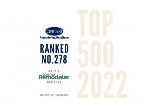 Woodbury-based company, Cipriani Remodeling Solutions, named to Qualified Remodeler TOP 500 for 2022
