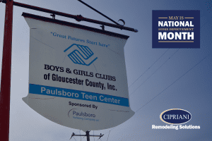 Cipriani Remodeling Solutions Celebrates National Home Improvement Month with Improvements to Local Kids’ ‘Second Home’
