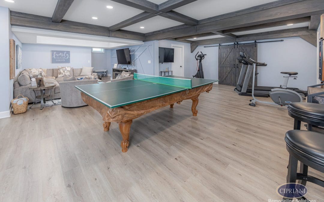 Entertainment Haven | Mullica Hill Basement Remodel